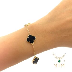 دستبند ونکلیف مشکی